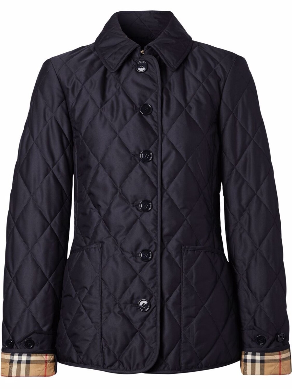 

Burberry стеганая куртка с терморегуляцией, синий