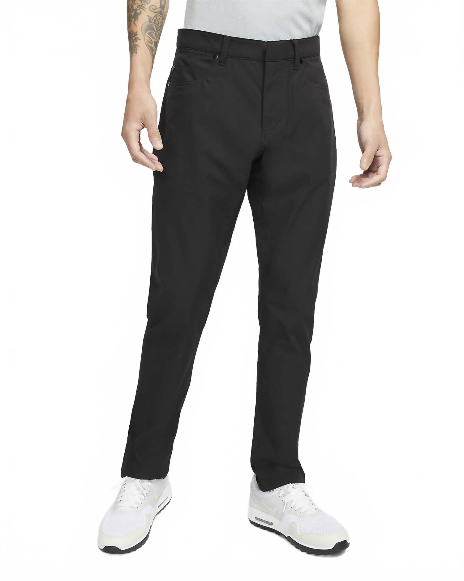 

Мужские облегающие гольфовые брюки Dri-Fit Repel с пятью карманами в черном цвете Nike