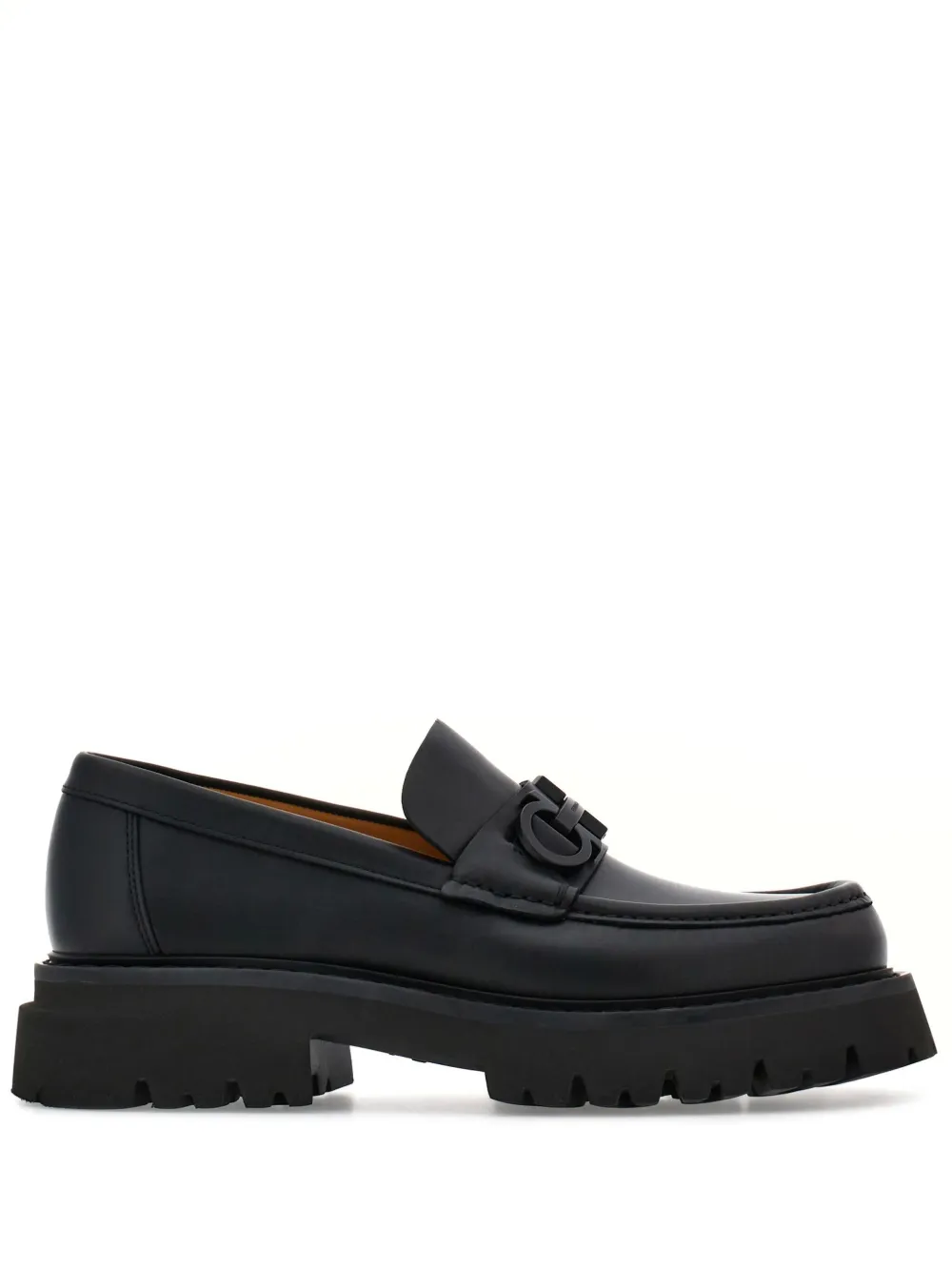 

Лоферы Florian с квадратным носком Ferragamo, черный