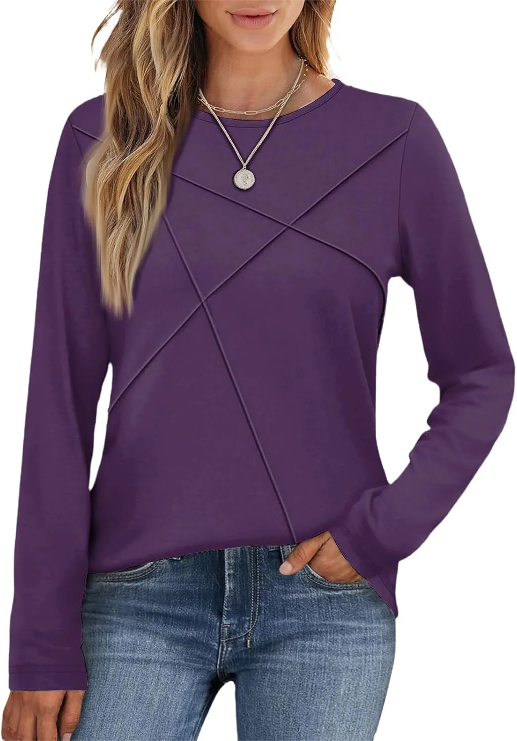 

Женская блузка с длинным рукавом в стиле business casual, свободного кроя FlekmanArt