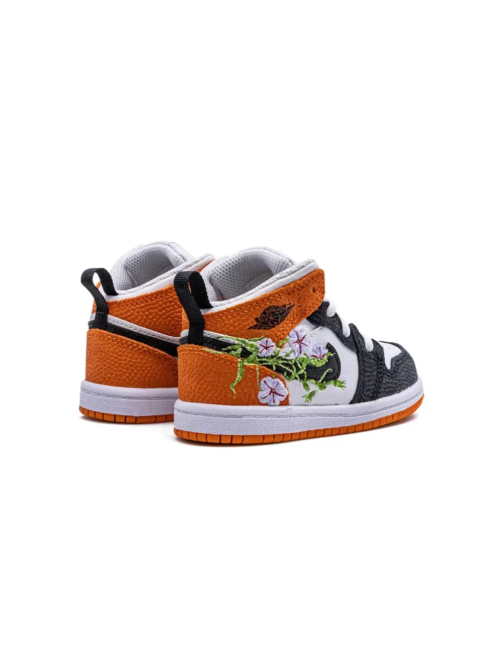 Кроссовки Air Jordan 1 Mid SE Jordan Kids, черный — фото 3