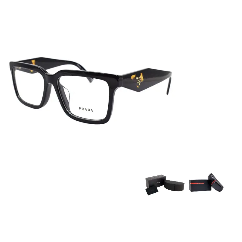 

PRADA Прямоугольная оправа для очков женская черная, Black