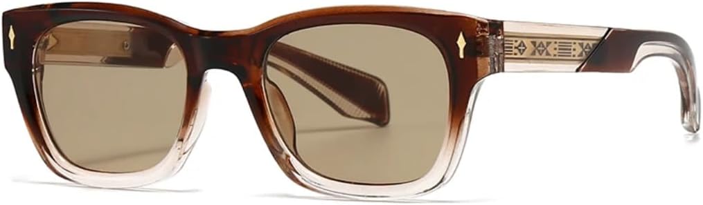 

Солнцезащитные очки с защитой UV400 | Компактная легкая оправа, градиентные линзы | Для женщин и мужчин, для занятий спортом на открытом воздухе и вождения DSVIGF, Beige