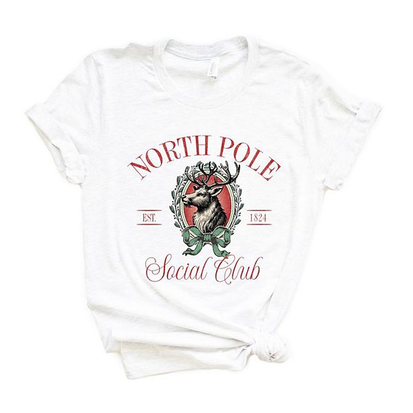 

Футболка North Pole Social Club с коротким рукавом и принтом Simply Sage Market, White