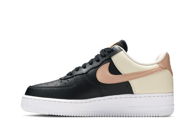 Кроссовки Nike Wmns Air Force 1 '07 'Black Metallic Red Bronze', черный — фото 4
