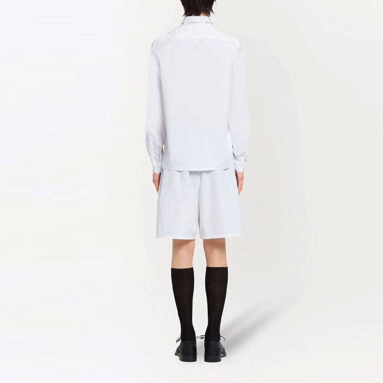 

Рубашка мужская белая Prada, белый
