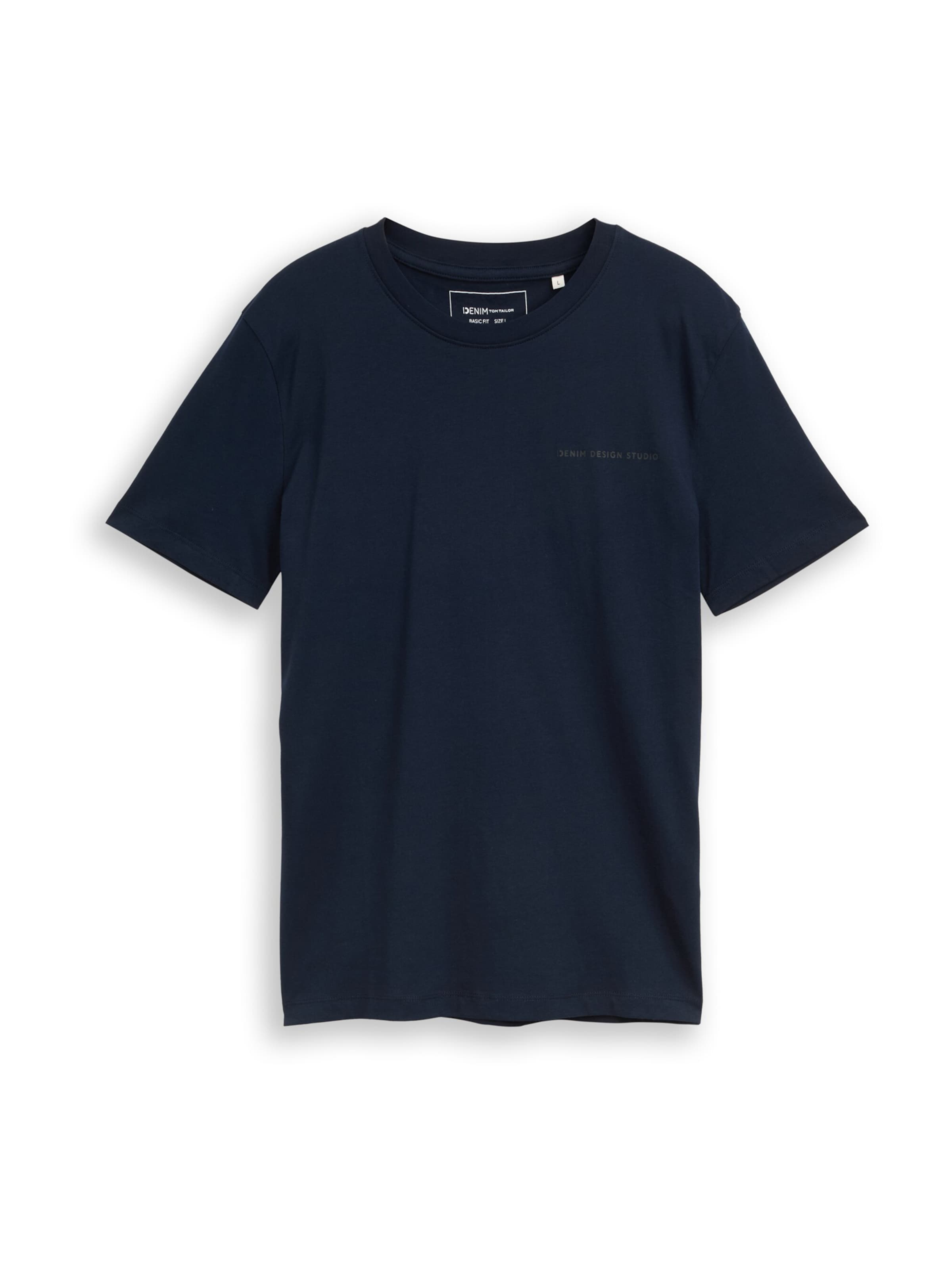 

TOM TAILOR DENIM Футболка в темно-синем цвете
