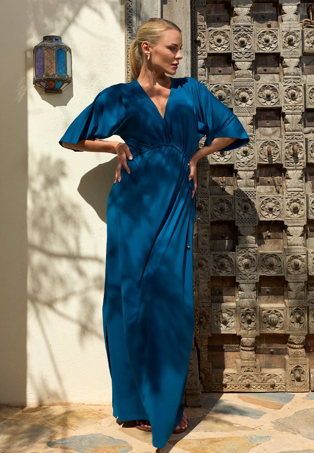 

Платье макси KIMONO LOTUS NATURAL CHIC by Lirette, цвет Teal