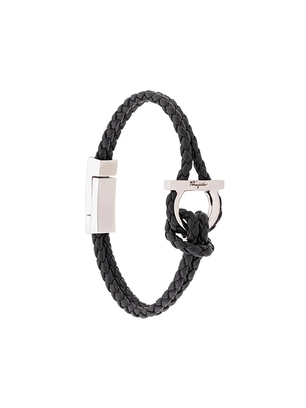 

Браслет Gancini Ferragamo, черный