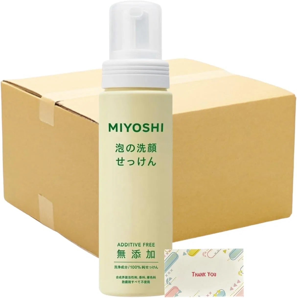 Пенка для умывания для лица без добавок Kunutonn Miyoshi Soap, 200 мл, набор 24 шт