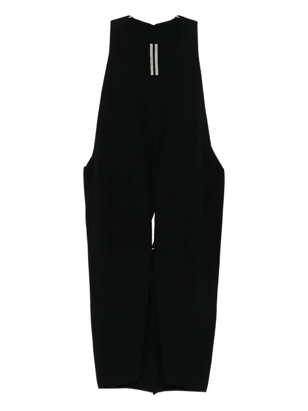 

Раздельный вязаный жилет Rick Owens, черный