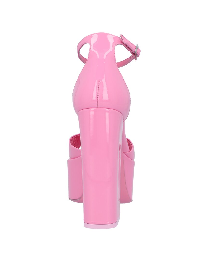 Paris Texas Tatiana Leather Sandal, Flamingo — фото 3