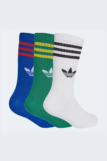 Носки детские 3-пак Adidas Originals, синий — фото 2