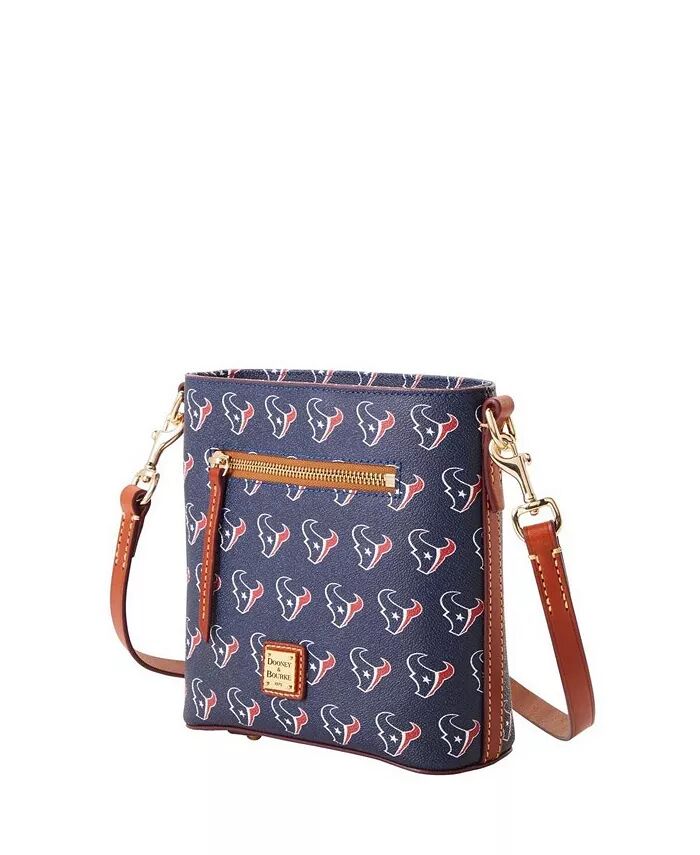 

Маленькая сумка-кошелек через плечо с застежкой-молнией Houston Texans Signature Dooney & Bourke