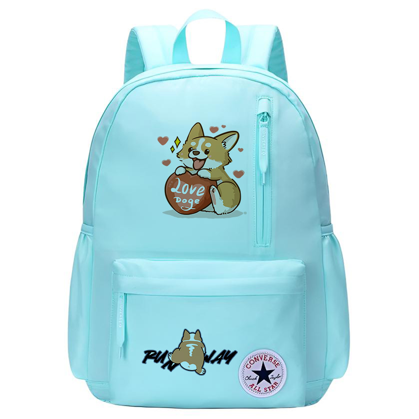 

Converse Полиэстеровый рюкзак унисекс Aruba Blue, Corgi