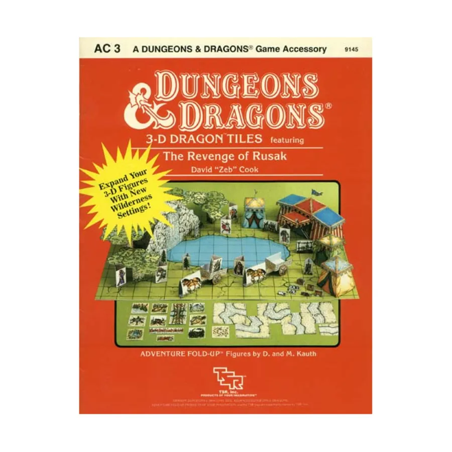 

Модуль Revenge of Rusak, Basic Dungeons & Dragons (Original Edition) - Modules & Adventures - Assorted