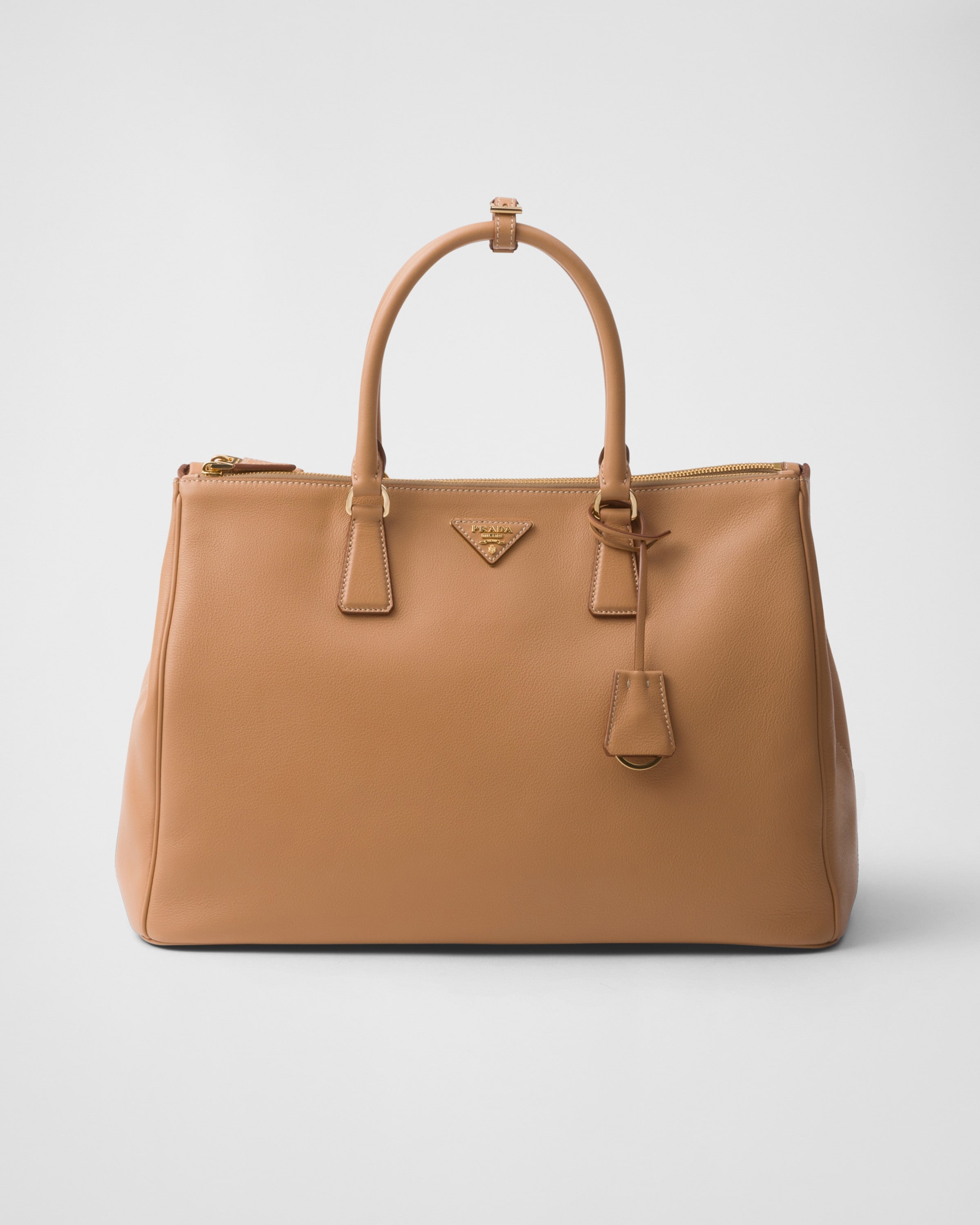 

Сумка Prada Galleria из кожи очень большого размера, бежевый