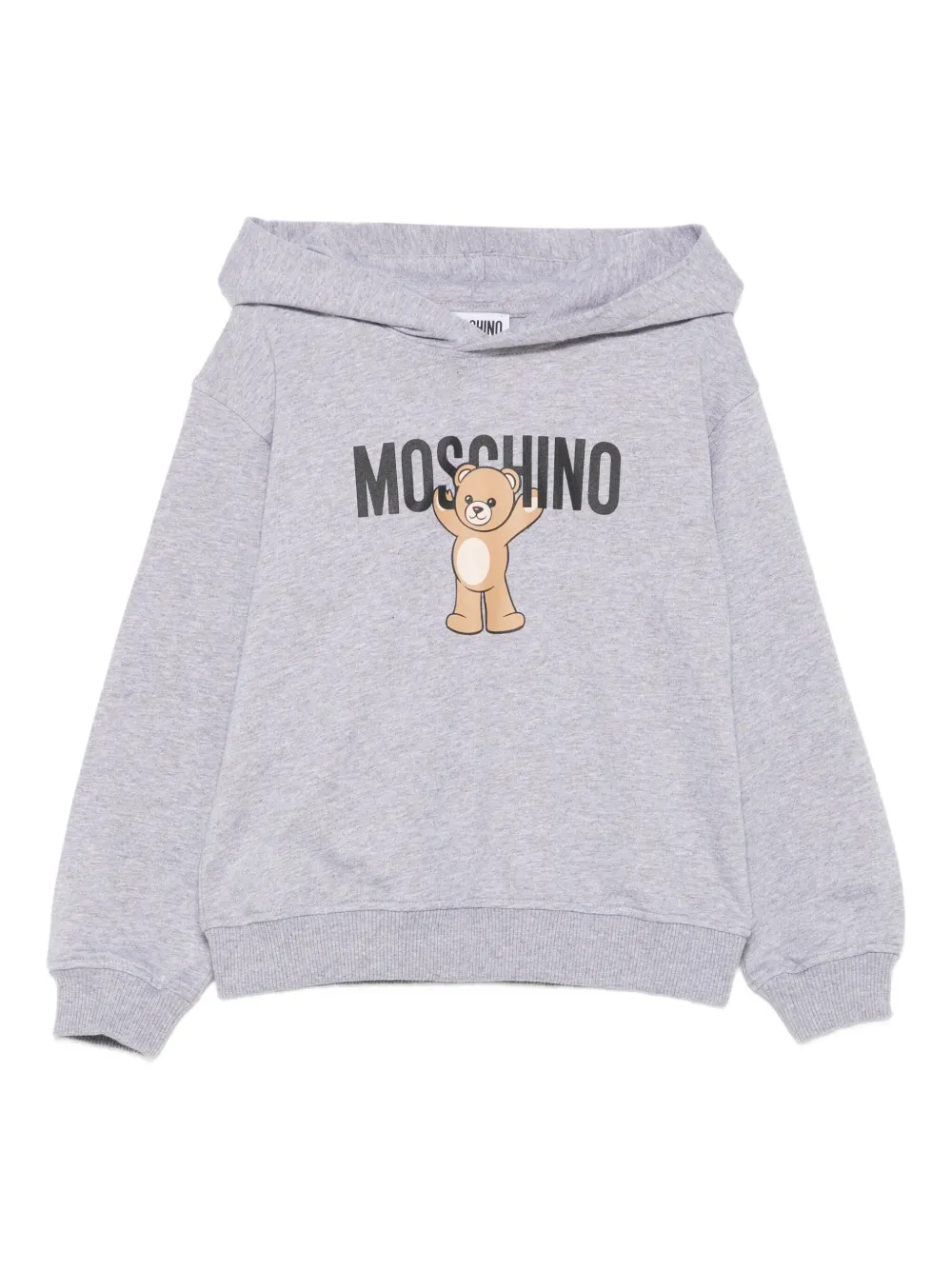 

Худи с принтом Teddy Bear Moschino Kids, серый