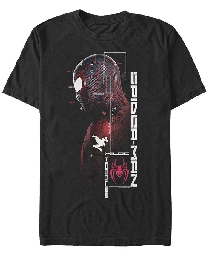 

Мужская футболка с короткими рукавами и круглым вырезом Spidey Specs Fifth Sun, черный
