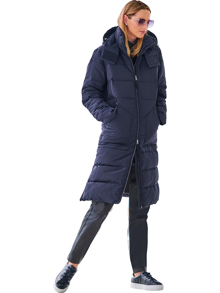 

Heine Стеганое пальто темно-синего цвета