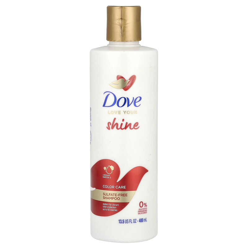

Dove, Шампунь без сульфатов, уход за цветом, 400 мл (13,5 жидк. унц.)