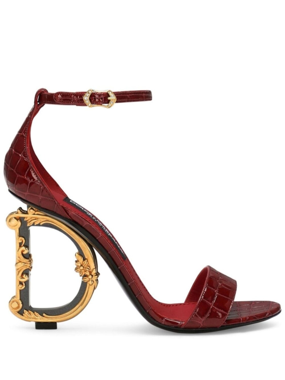 

Dolce & Gabbana босоножки на каблуке Baroque DG, красный