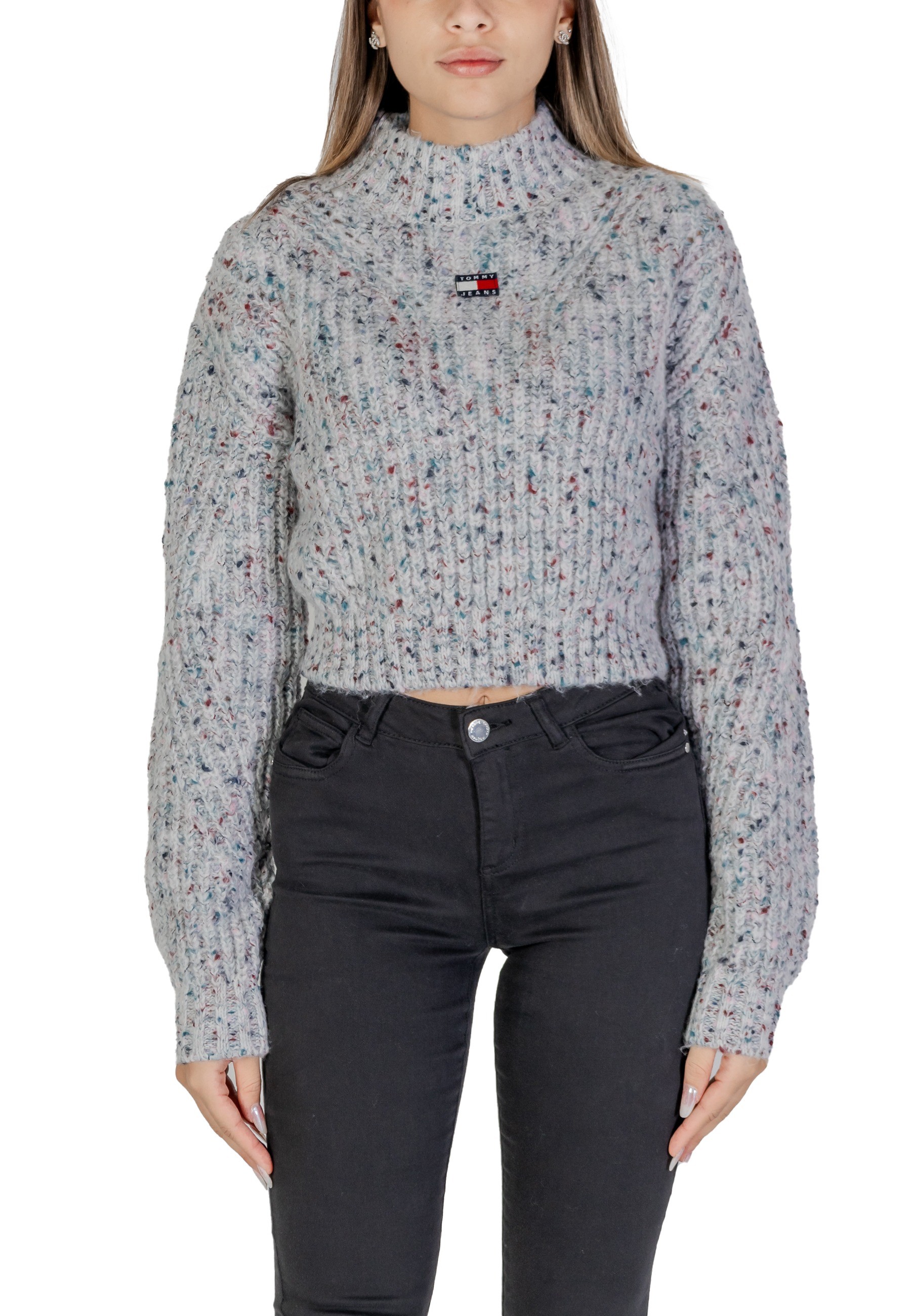 

Свитер Tommy Hilfiger вязаный, белый/серый