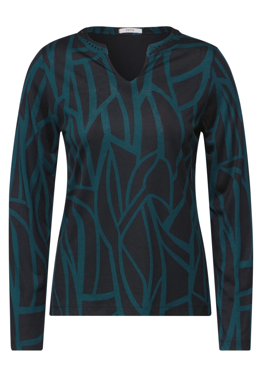 

Лонгслив CECIL Shirt, черный