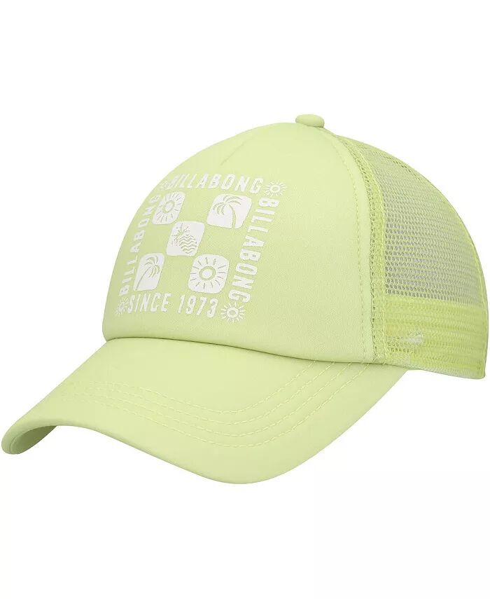 

Кепка-кнопка для грузовика Ohana Trucker Snapback от Big Girls Neon Green Billabong