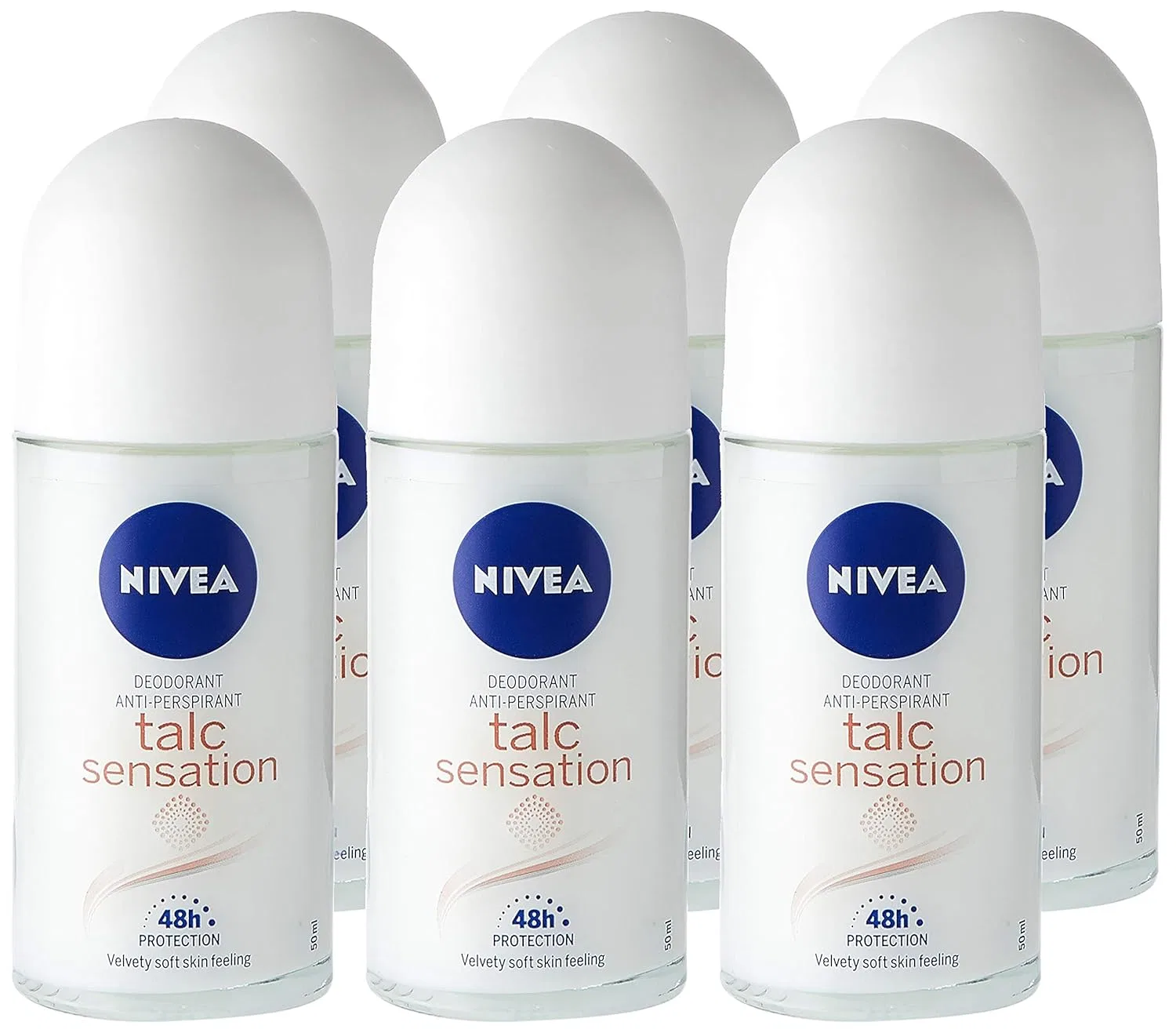 Дезодорант-ролик «Talc Sensation» от Nivea, 50 мл (6 шт.) Nivea — фото 4