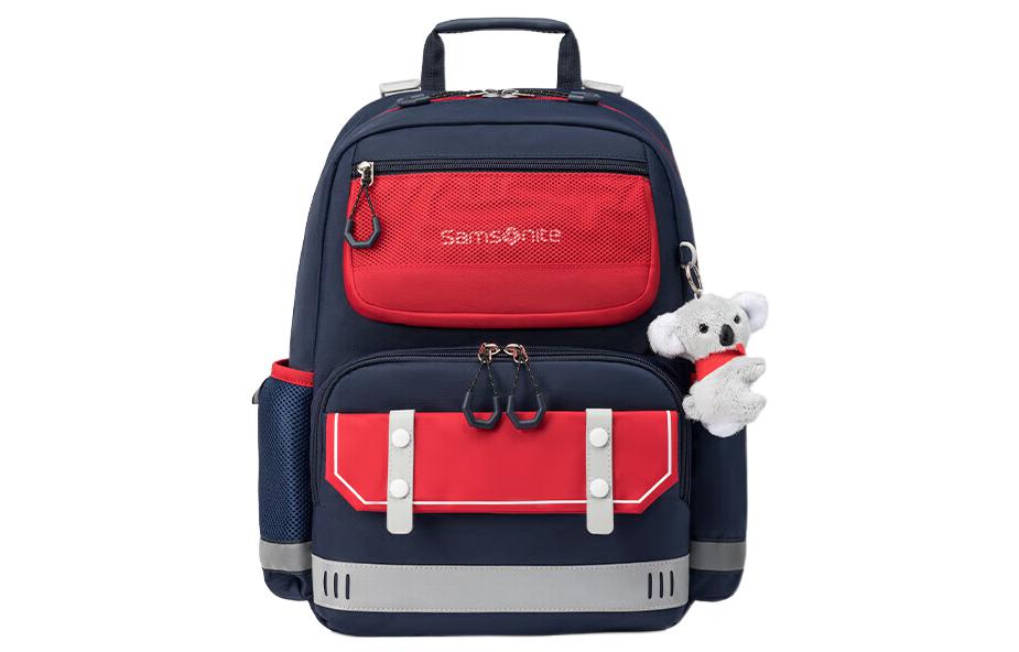 

Samsonite Большой детский рюкзак из ткани синий красный
