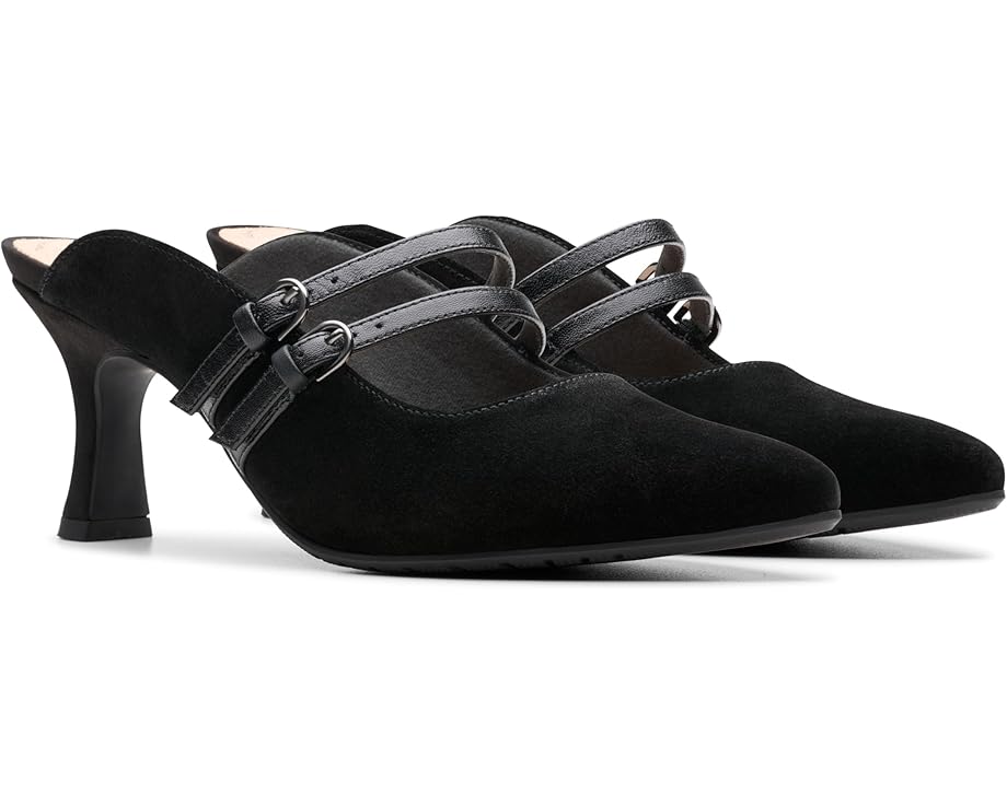 Туфли Clarks Kataleyna Eve, черный замшевый
