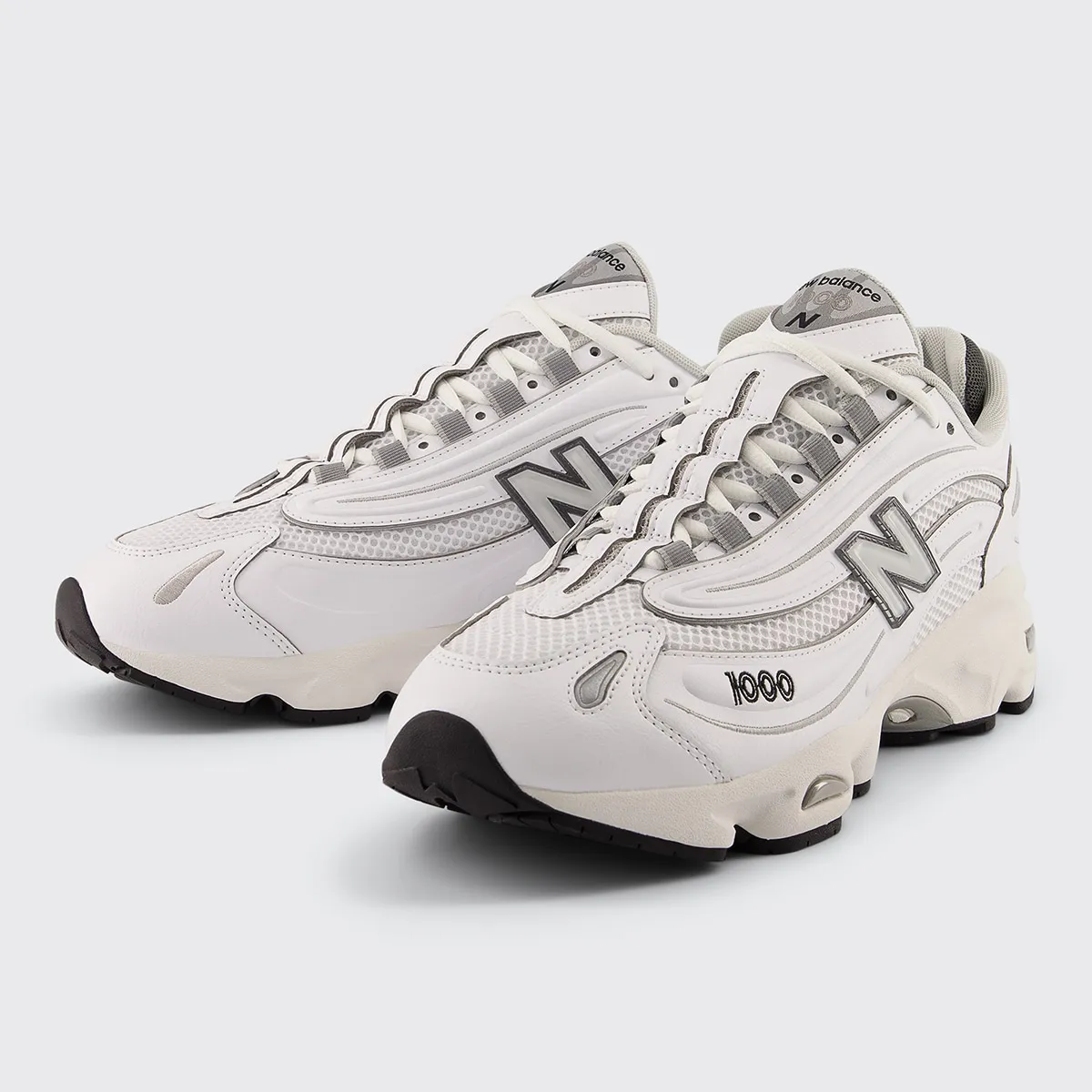 Унисекс кэжуал кроссовки 1000 New Balance, белый — фото 2