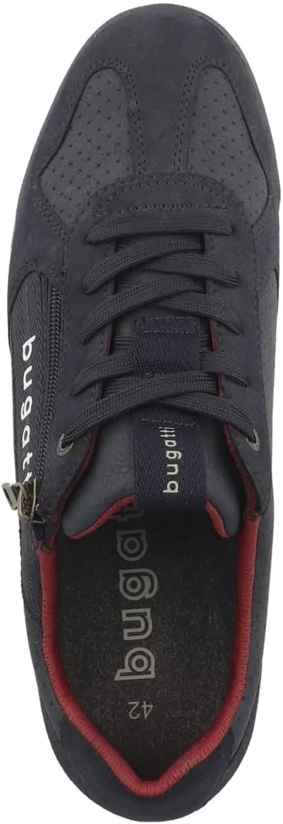 Туфли Bugatti Herren Schnürhalbschuh in braun, Darkblue — фото 2