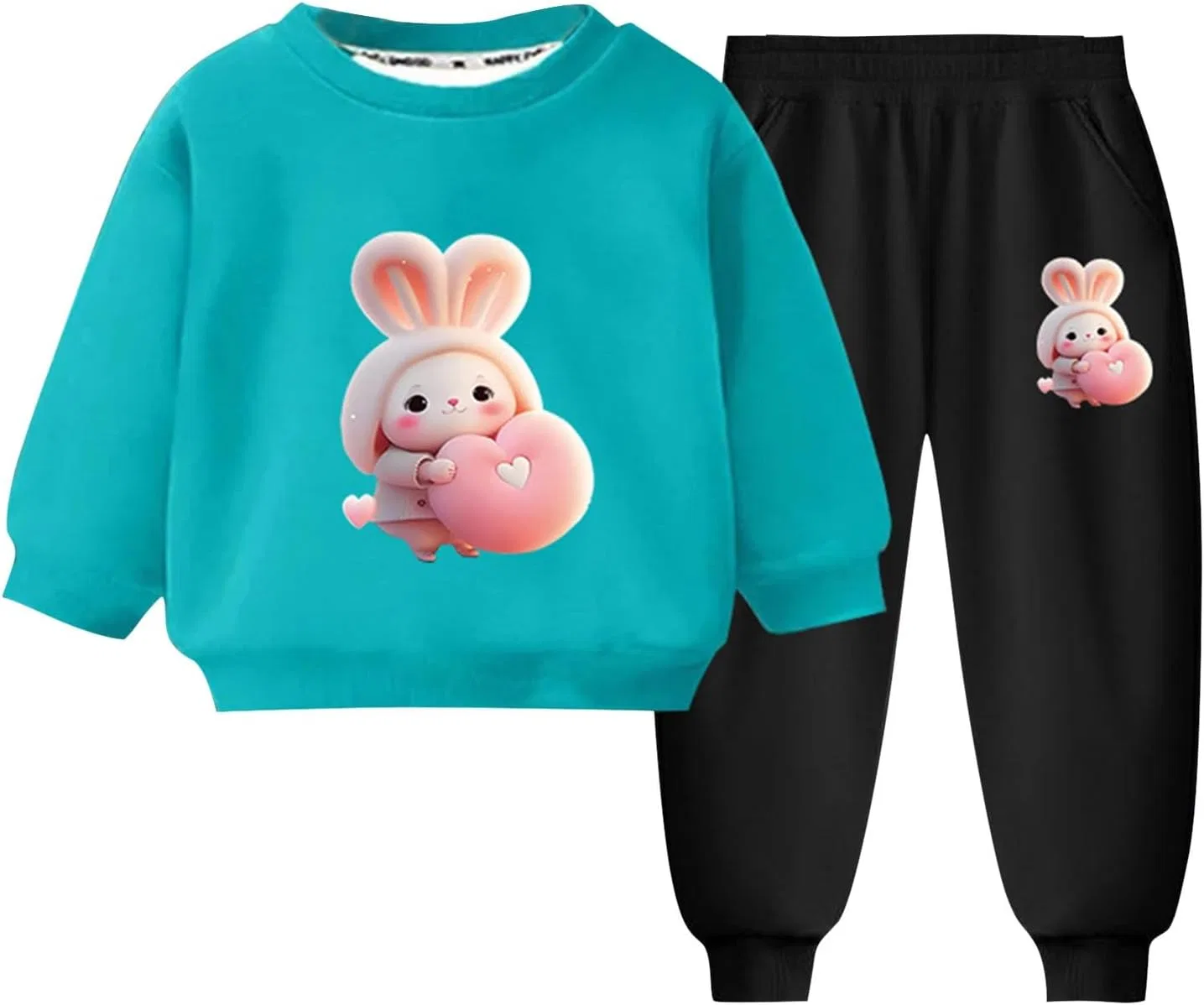 Детский спортивный костюм Kawaii Animal 2 предмета, D-110 Sky Light Blue