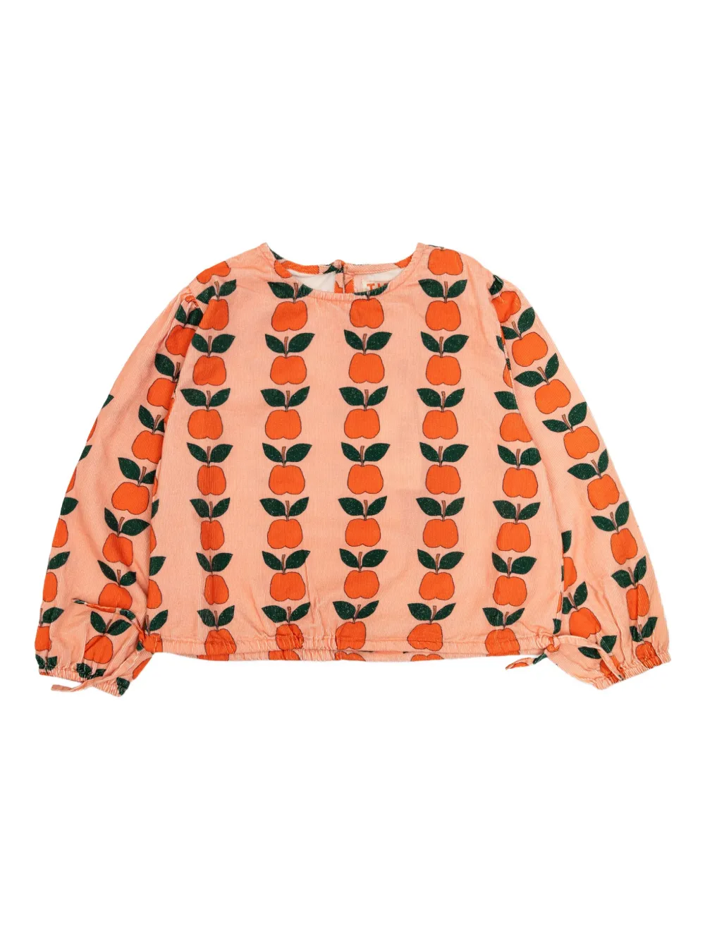 

Блузка с кулиской и принтом Tiny Cottons, розовый