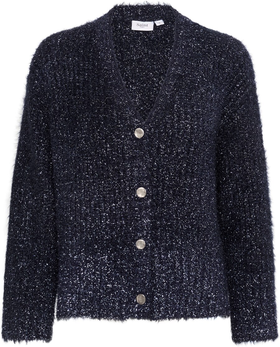 

Вязаный кардиган SAINT TROPEZ Knit Cardigan, морской синий