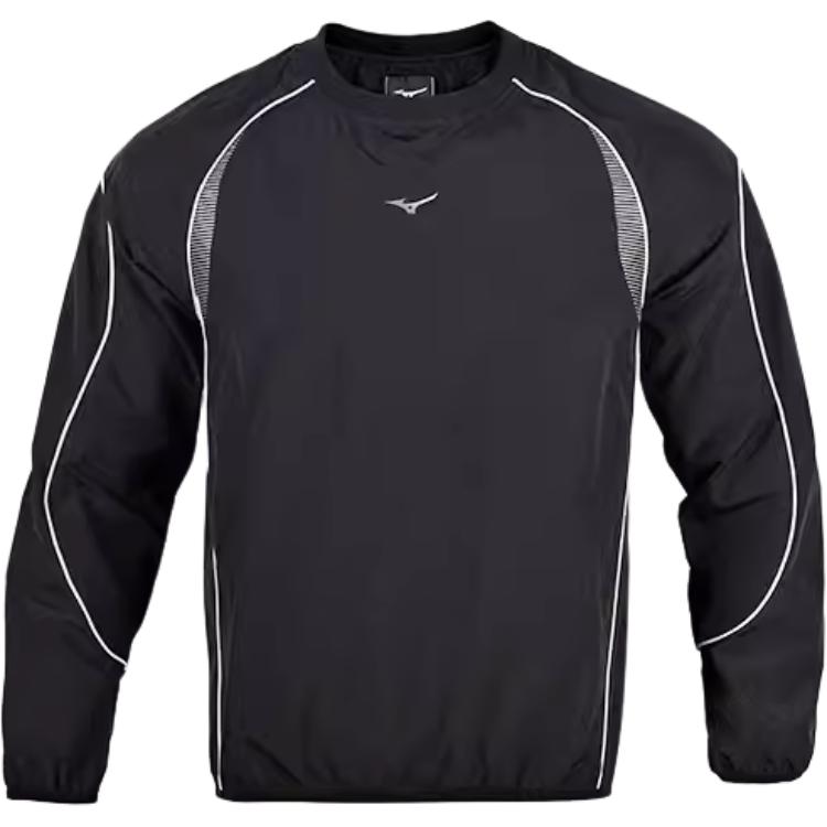 

Mizuno Толстовка мужская, черная, серебристая