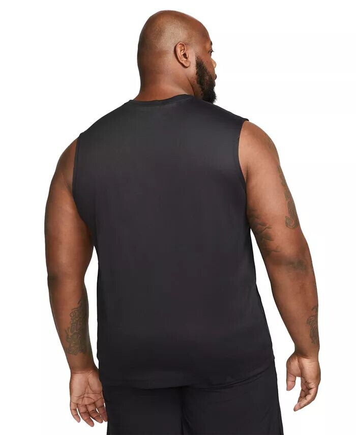 Мужская футболка для фитнеса без рукавов Legend Dri-FIT Nike, черный — фото 2