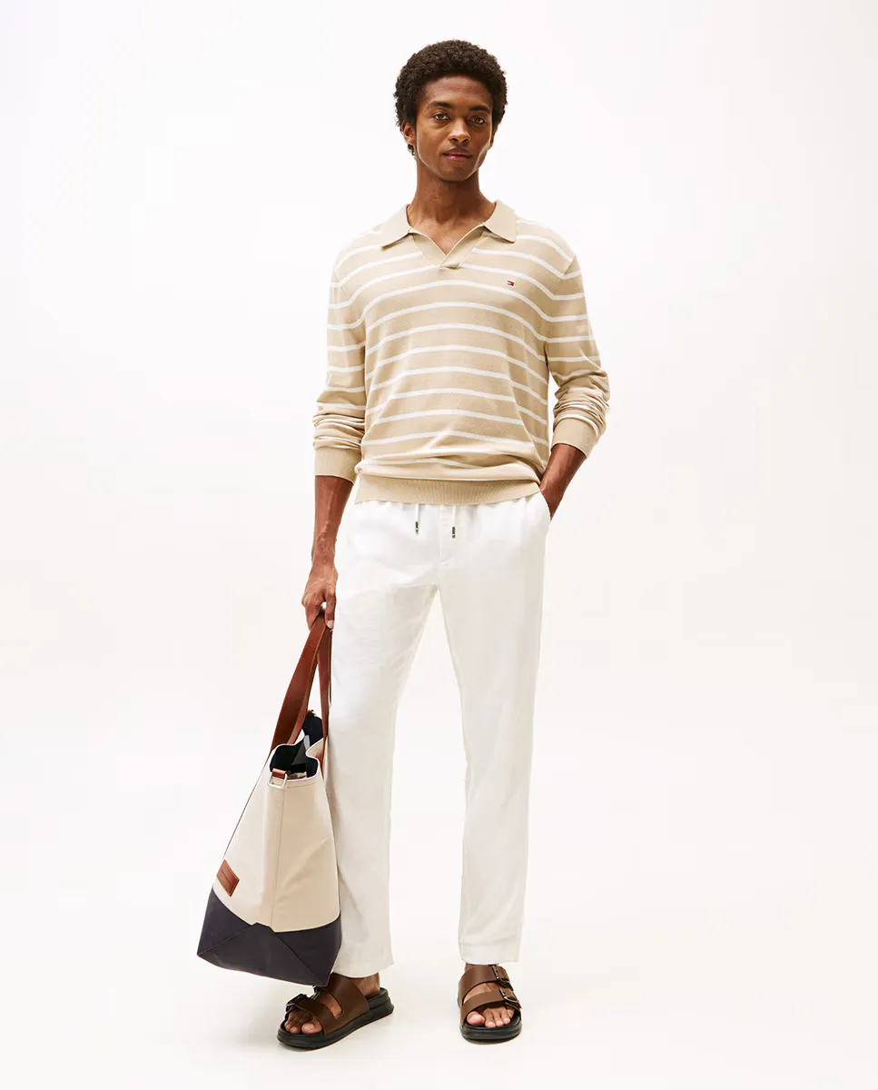 

Брюки мужские Harlem из льна, классический крой Tommy Hilfiger, цвет Crudo