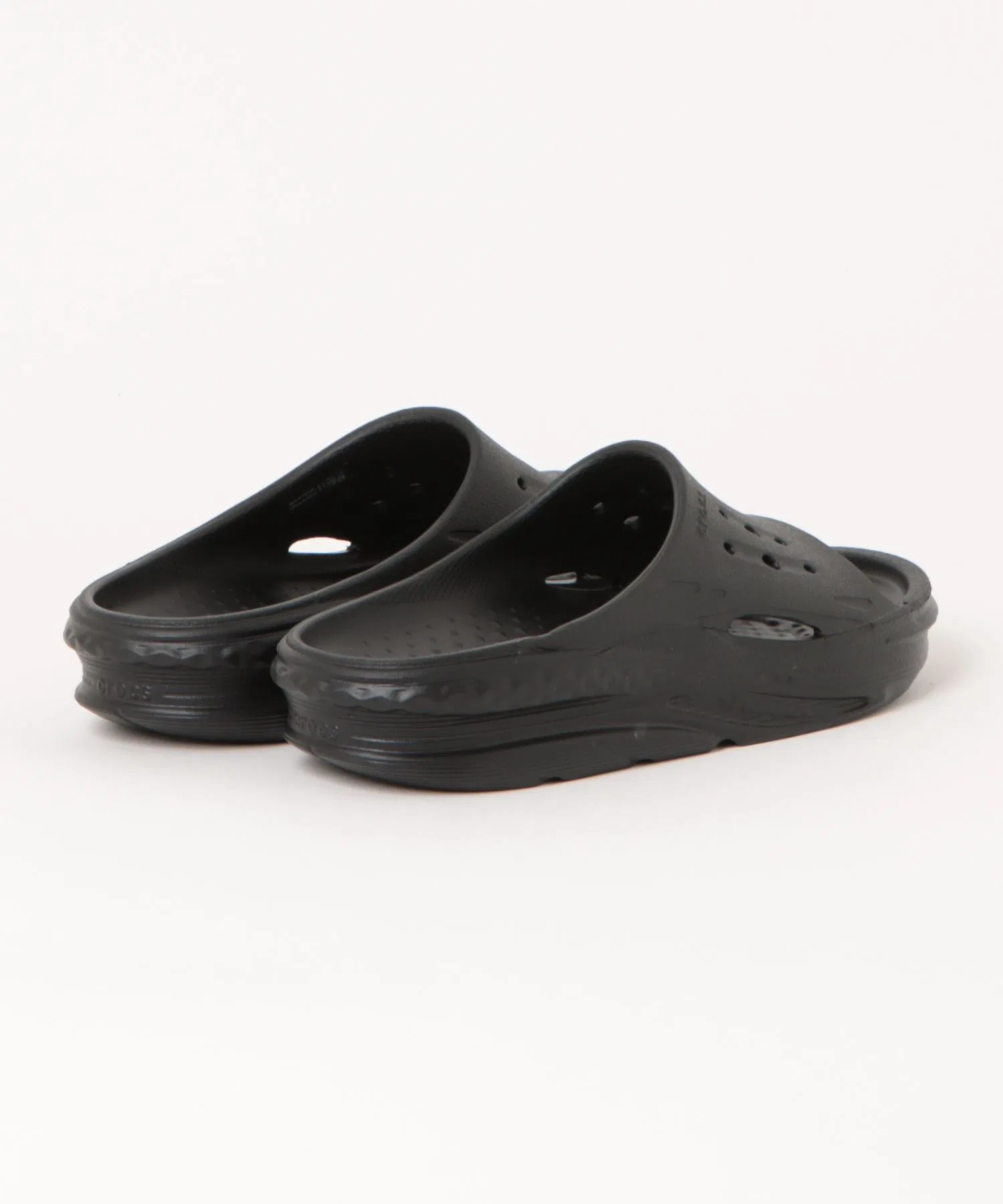 Мужские сандалии Crocs OFF GRID SLIDE лёгкие, с ремешком, хаки — фото 2