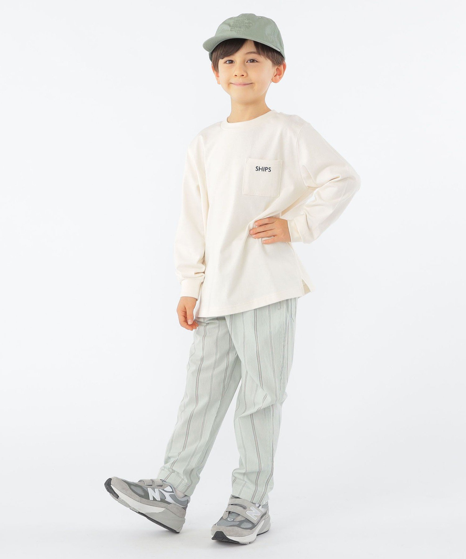 Детские брюки SHIPS: 100–130 см / Широкие удобные брюки SHIPS KIDS, Mint — фото 3