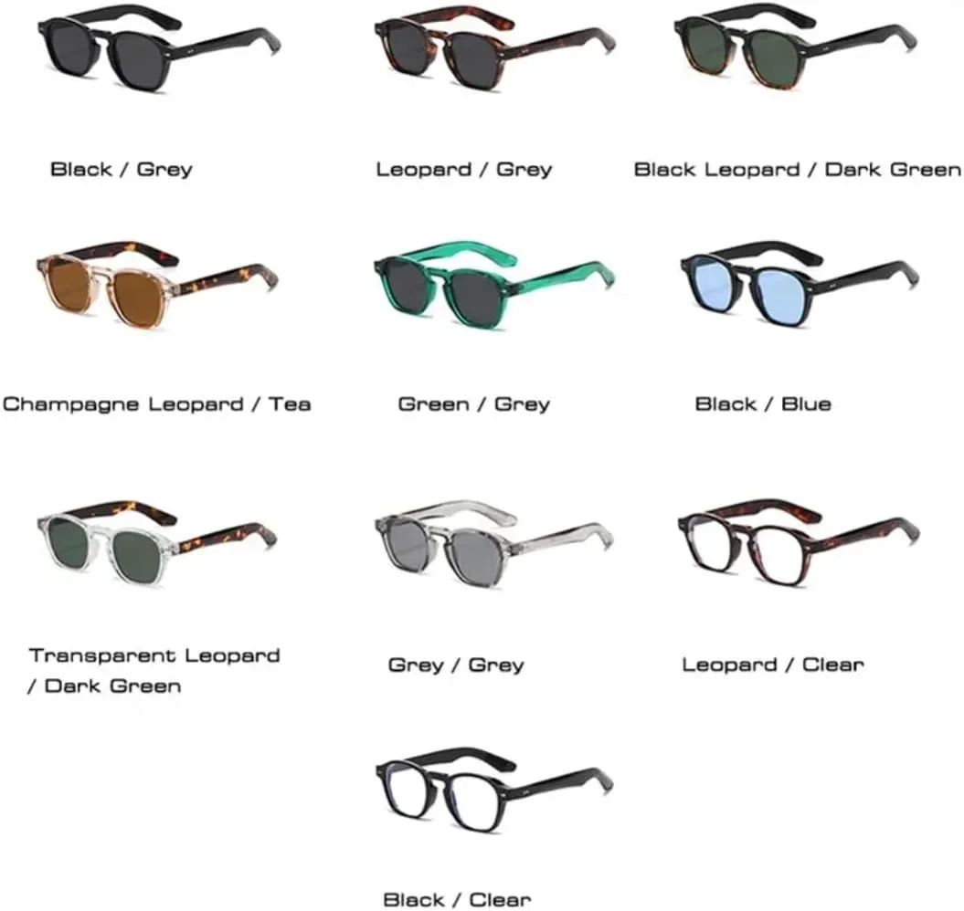 

Солнцезащитные очки с защитой UV400 | Сине-зеленая прозрачная оправа | Для женщин и мужчин, для занятий спортом на открытом воздухе и вождения DSVIGF, Grey Grey