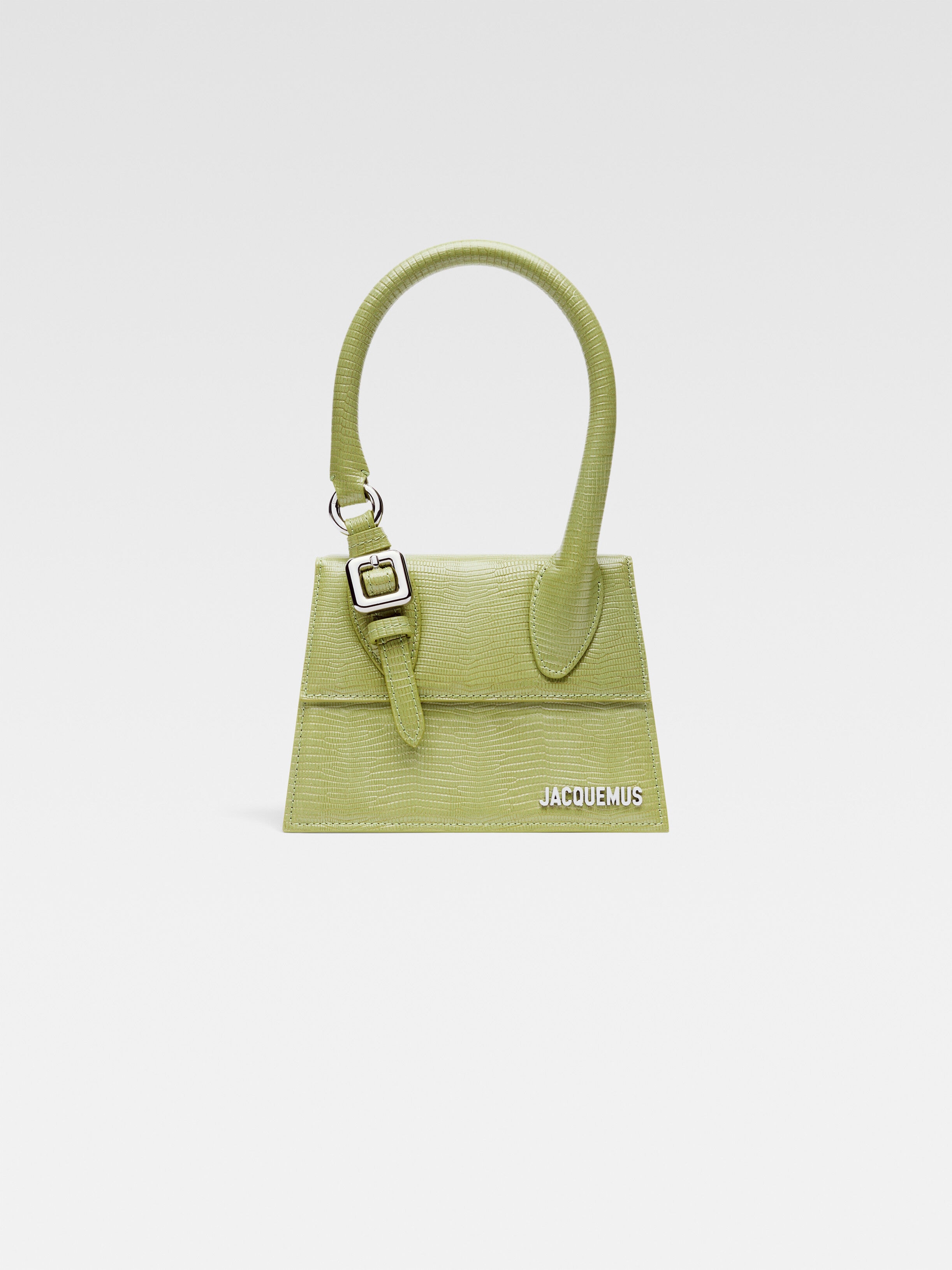 

Фирменная сумка с пряжкой JACQUEMUS The medium Chiquito with buckle, зеленый