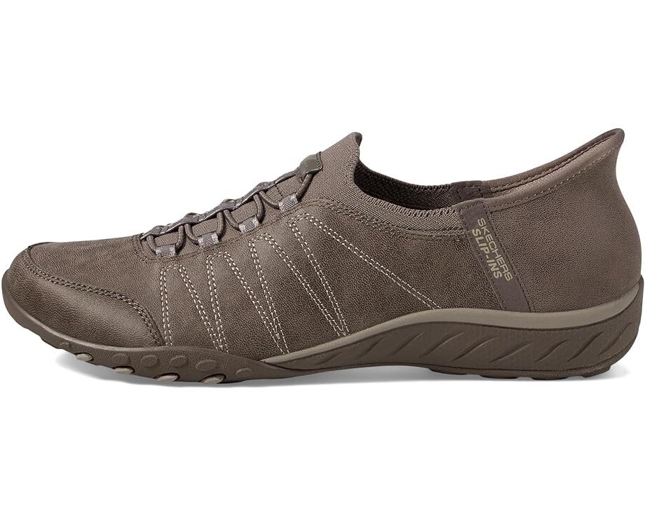 Кроссовки SKECHERS Breathe Easy- Home Body Hands Free Slip-Ins, тауп — фото 4