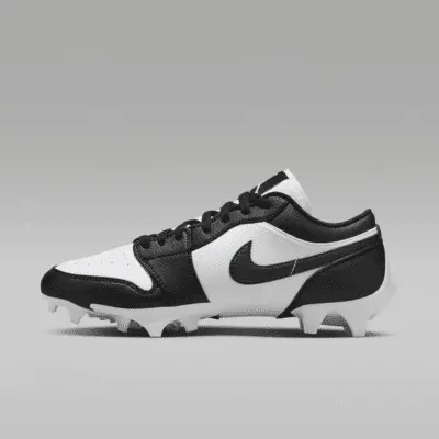 Бутсы Jordan 1 Low TD, цвет White/Black/Black