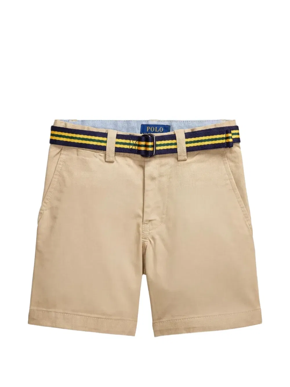 Шорты с поясом POLO RALPH LAUREN KIDS, бежевый