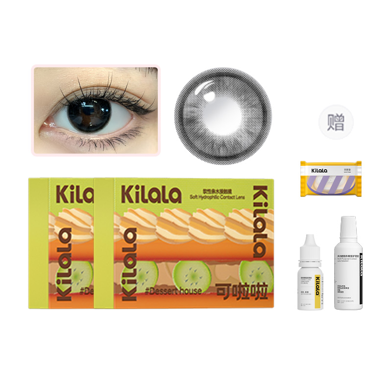 

Набор контактных линз Little Mushroom Collection на полгода, 1 пара*2 в двойной упаковке + раствор для ухода + глазные капли Kilala