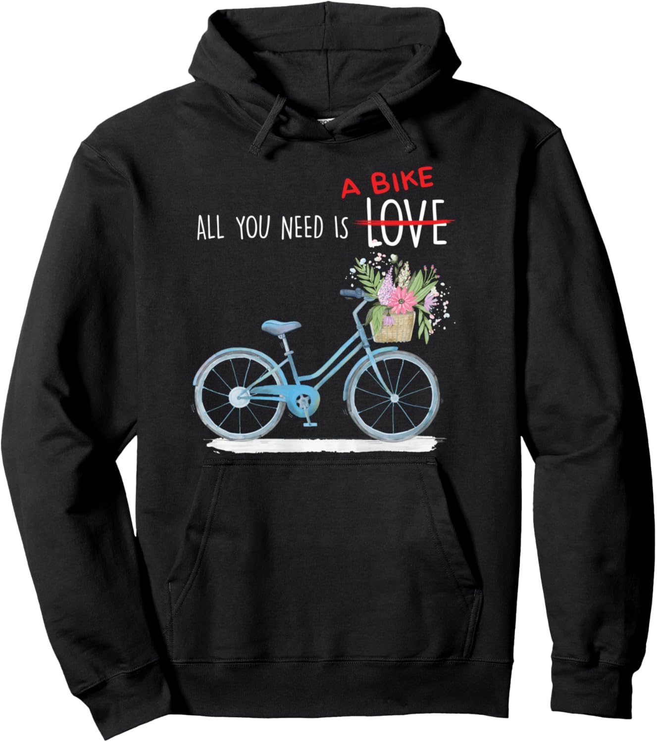 

Велосипед Цветок Велосипед Велосипедная езда Любовь Нужда Велоспорт Подарок Толстовка Cyclist Cycling Ride Sport Athlete Sporty Tour, черный