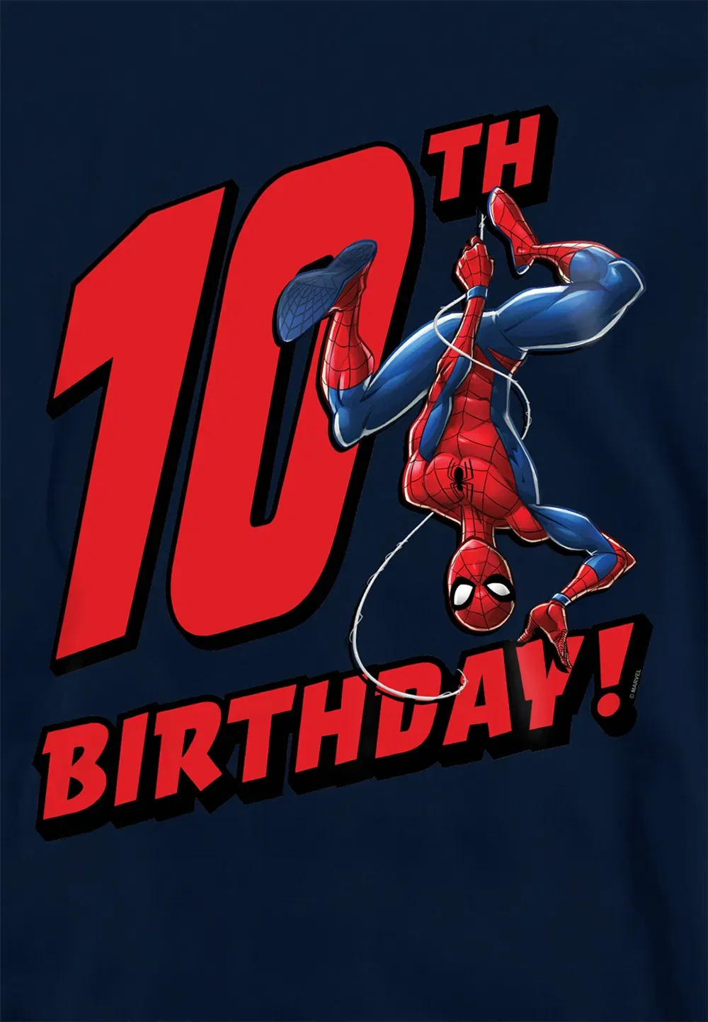 Худи Marvel Spiderman для детей, темно-синий — фото 2